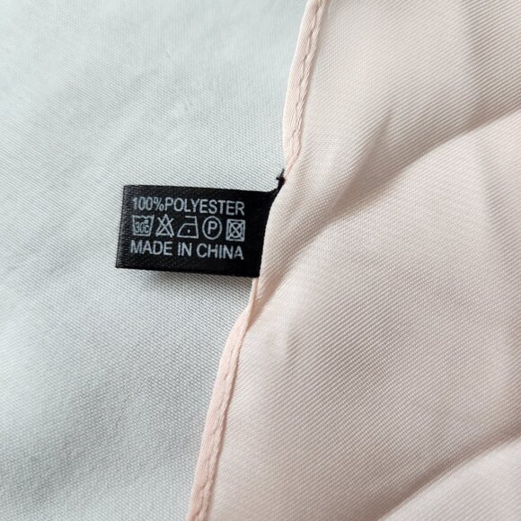 Satin Square Scarf Bandana One Size Abstract Floral Retro 26"×26" - Picture 6 of 9